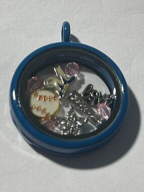 Miami Marlins MLB Memory Charm Locket w/ 22 IN chain NEW
